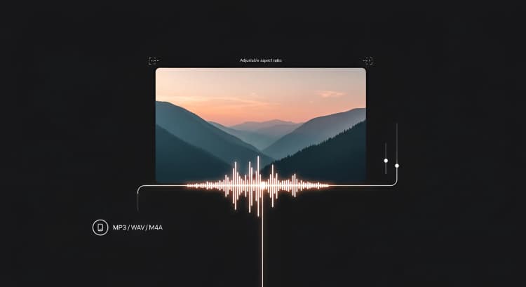 Audio to Video Studio