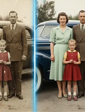 Restore Cherished Memories. - Instantly bring your damaged and faded photos back to life.
