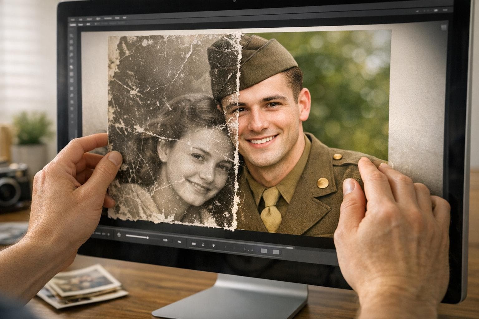 How to Restore Old Photos Using AI Technology